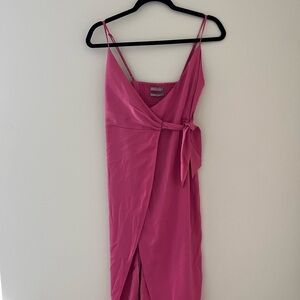 Urban Outfitters Pink Wrap Dress